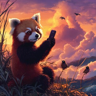 玄幻修炼漫画角色头像，周身灵气流转